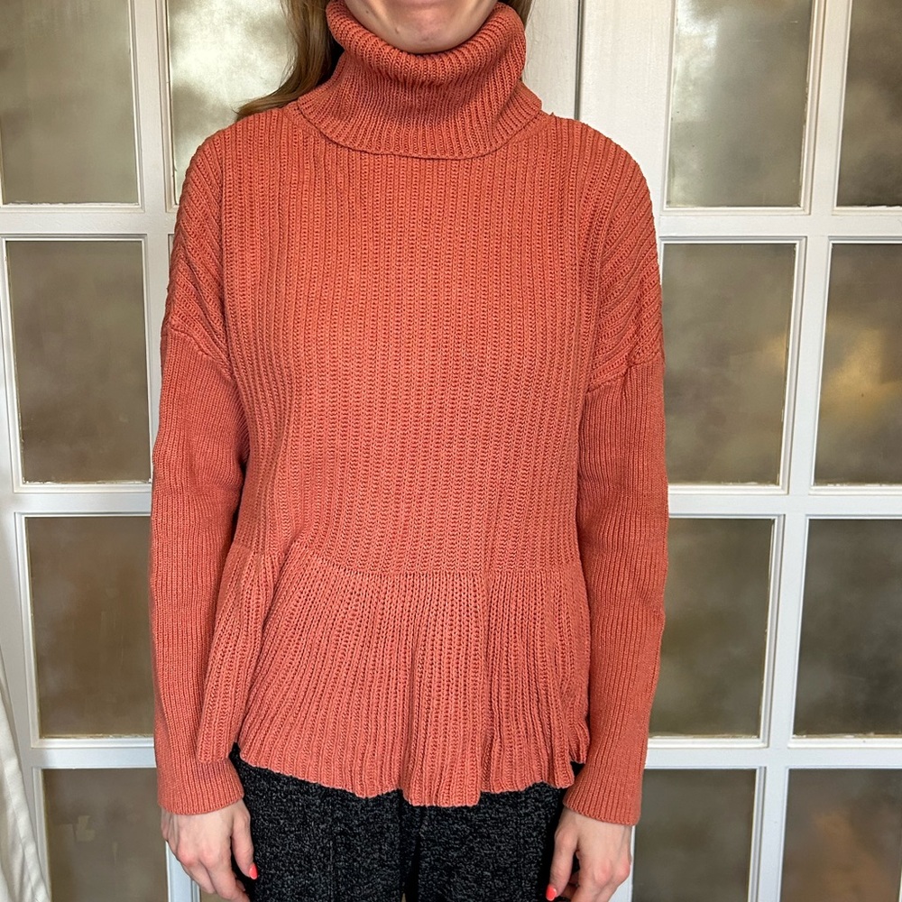 Turtleneck Knit Sweater